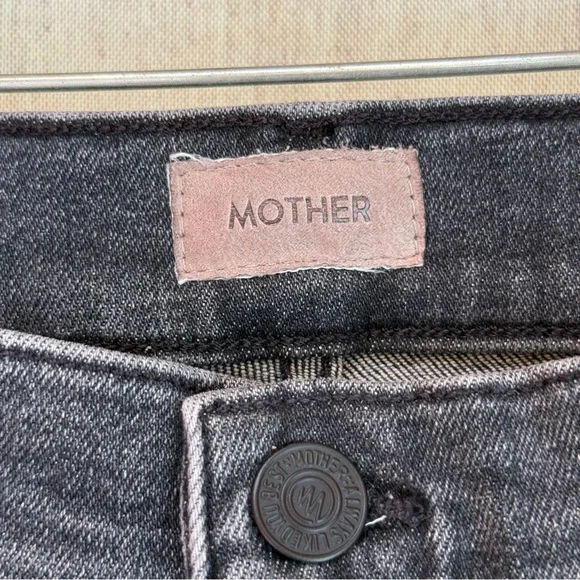 MOTHER the patch pocket twister sneak jeans in up in smoke - Picture 10 of 16